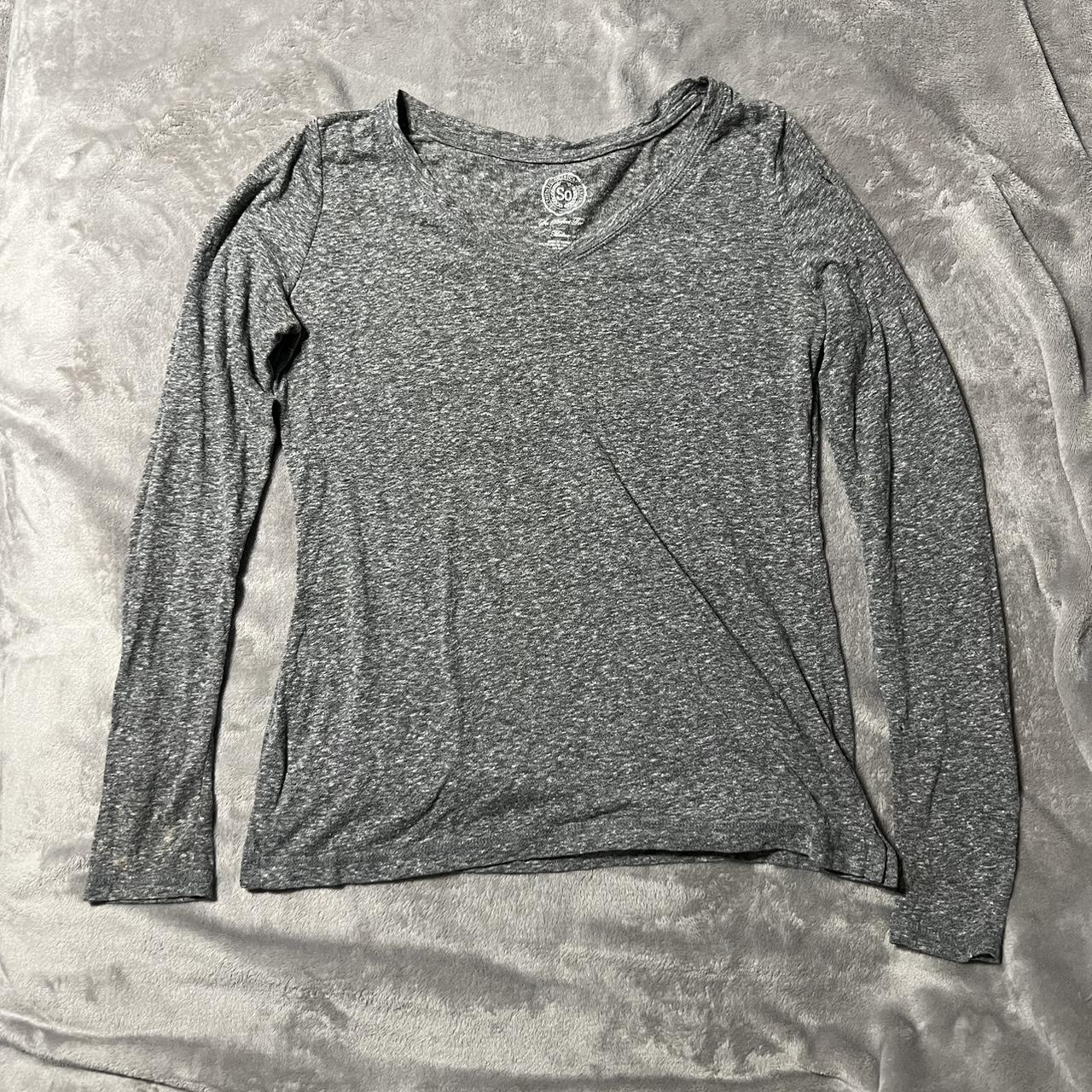 SO Clothing Women's Grey Shirt | Depop