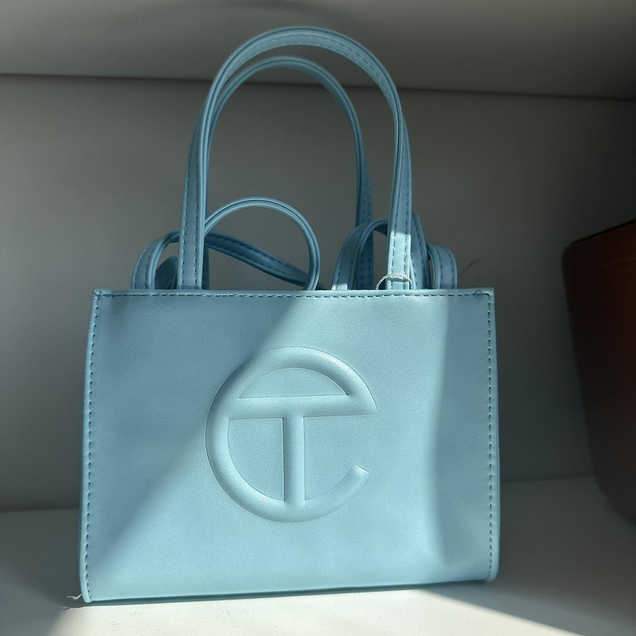 Telfar Women's Blue Bag | Depop