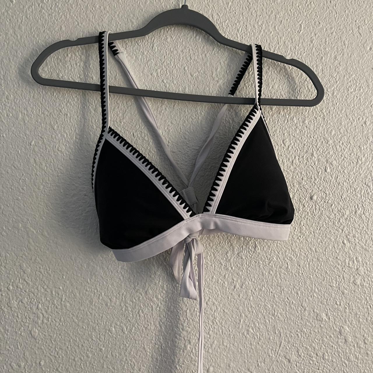 Salt + Cove Women's Black and White Swimsuit-one-piece | Depop