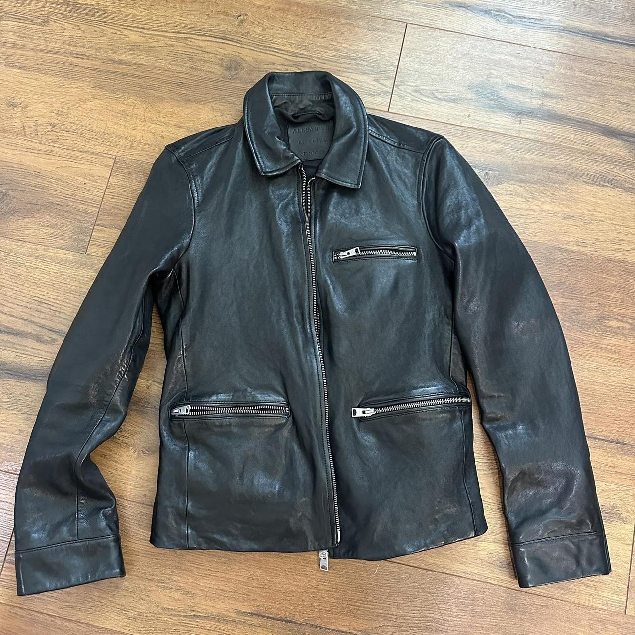 Andy Biersack AllSaints leather jacket. Mens XS.... - Depop