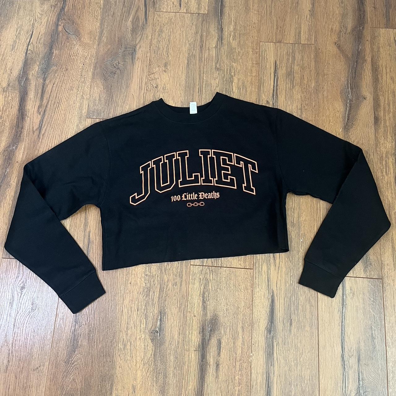 Custom cropped Juliet sweater. Size unisex small. 3... - Depop