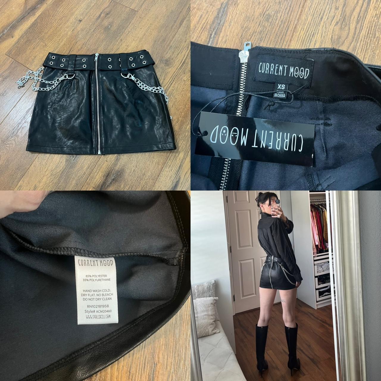 Dream On Faux Leather Mini Skirt – Limit Me Knot