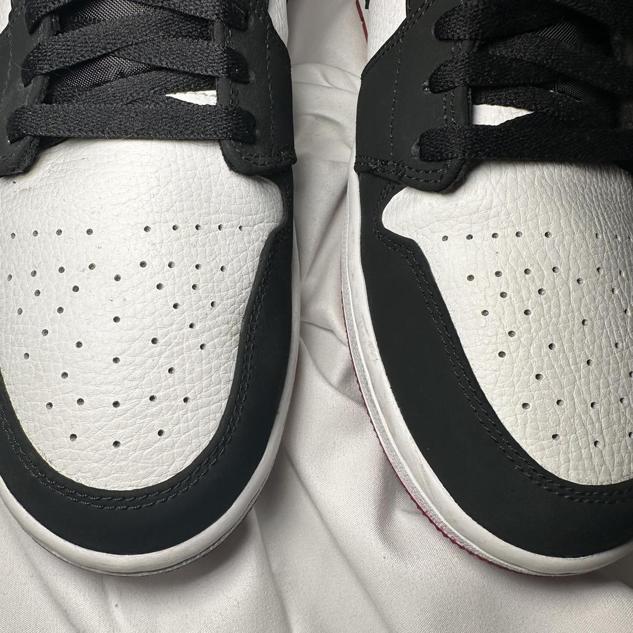 Jordan 1 Low Black Toe 2019. Size 11.5. Sold as is.... - Depop