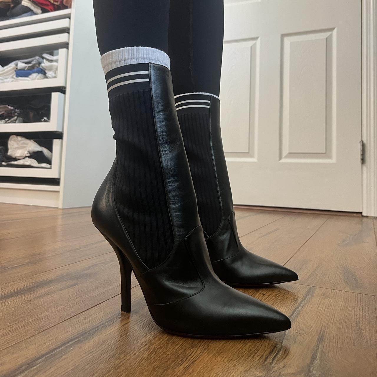 Fendi rockoko ankle boots best sale