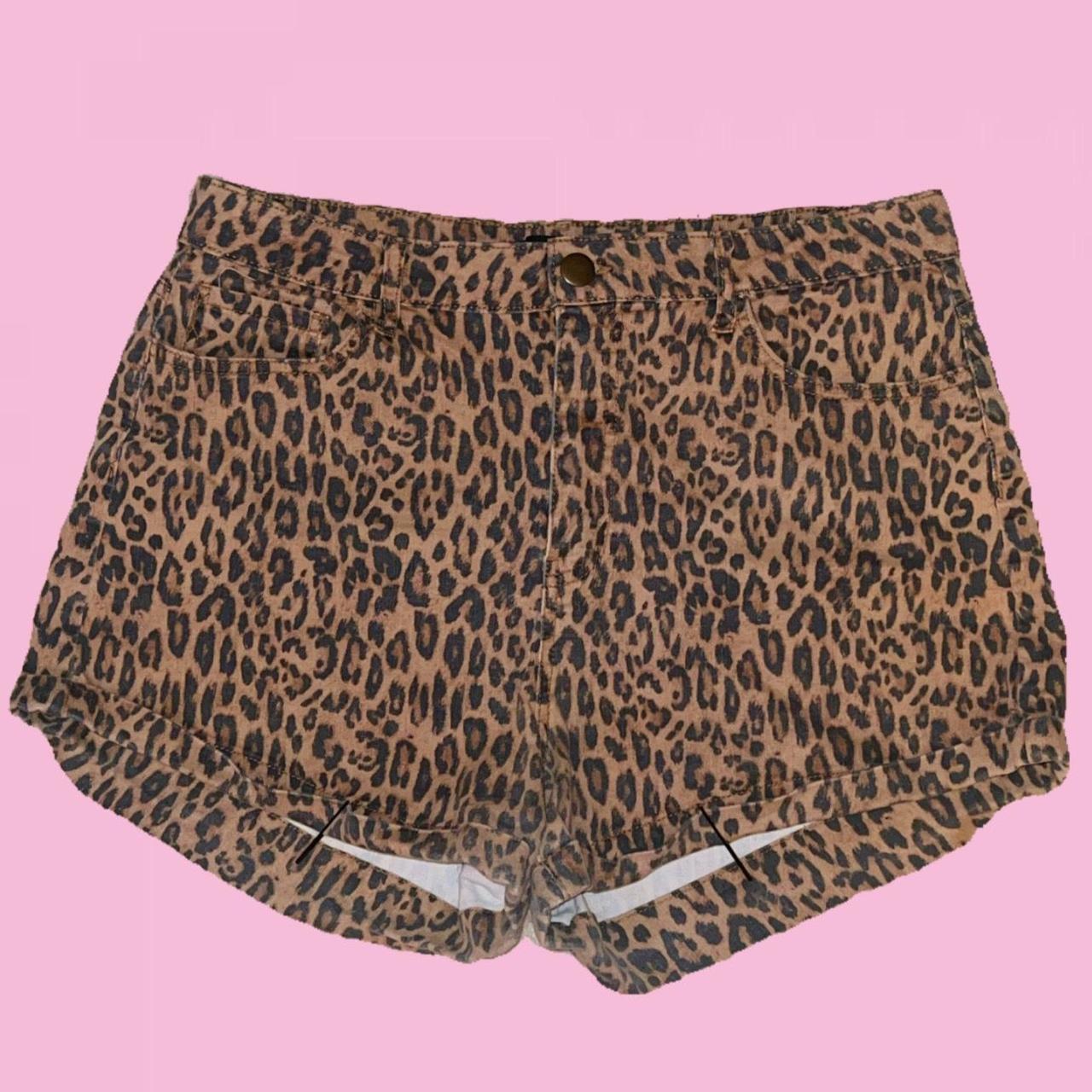 cheetah shorts forever 21