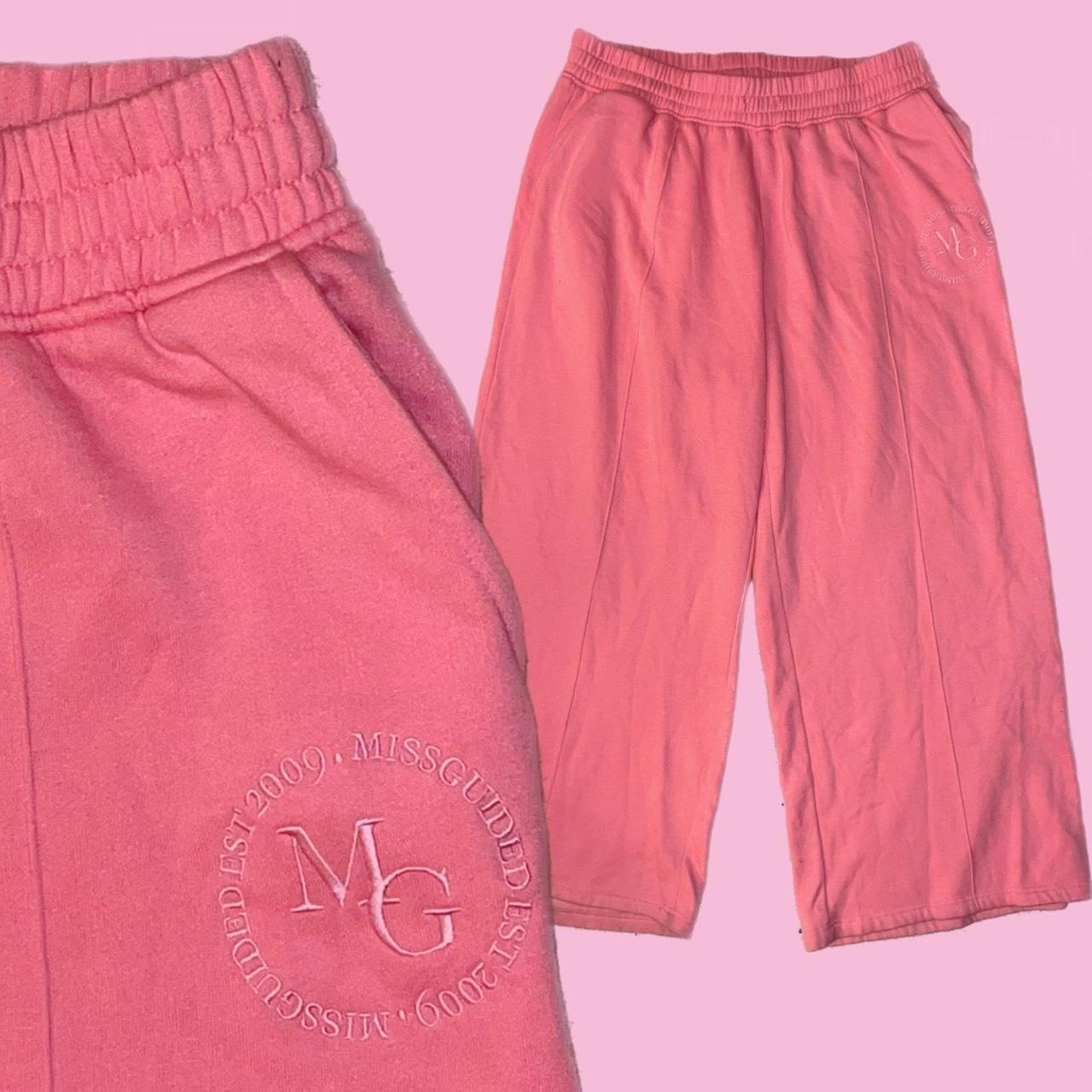 Missguided best sale pink sweatpants