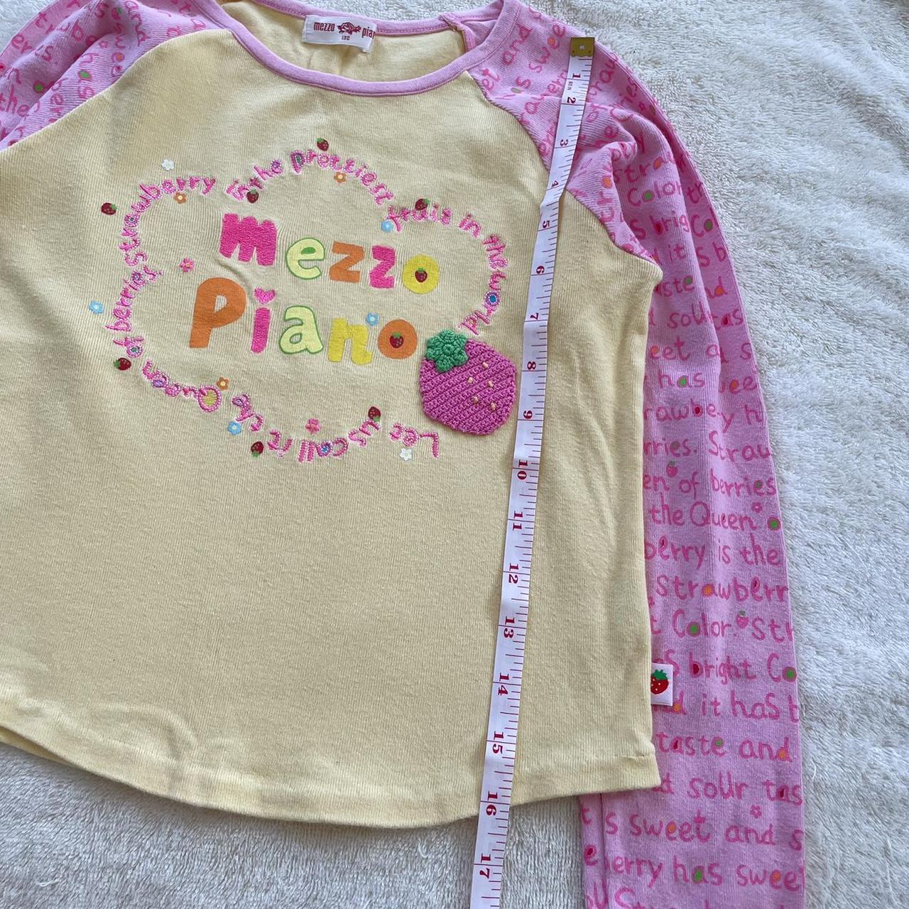 Mezzo piano long-sleeve shirt ☆japanese Size 130  | Depop