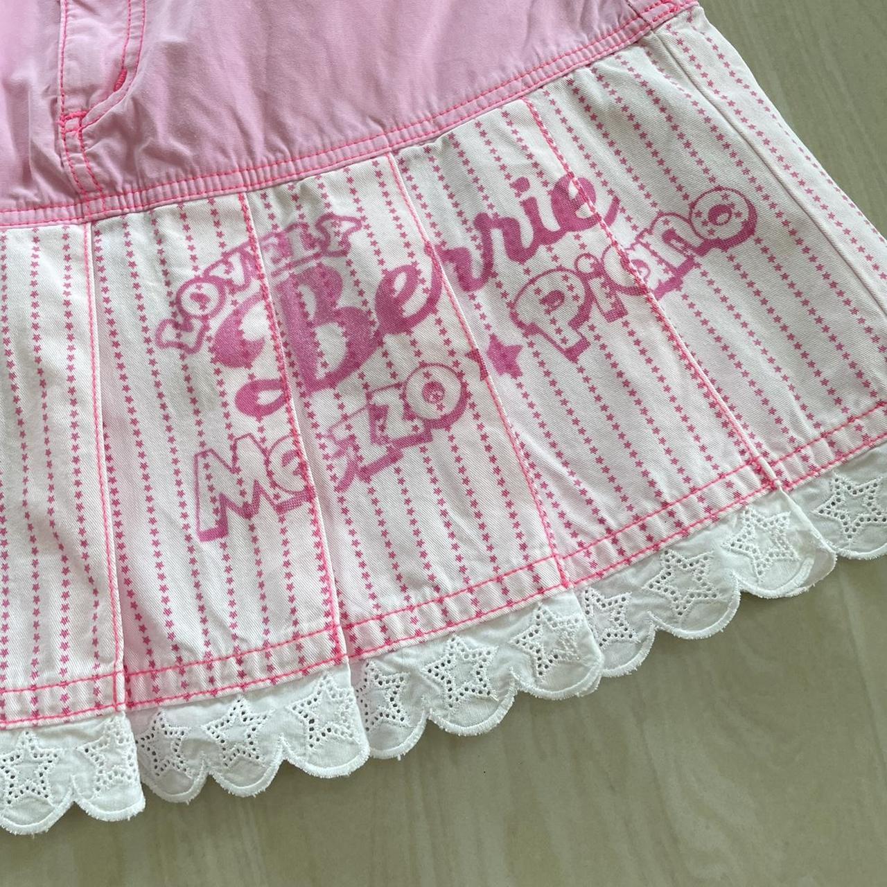 Mezzo Piano Pink Skirt Japanese Size Depop