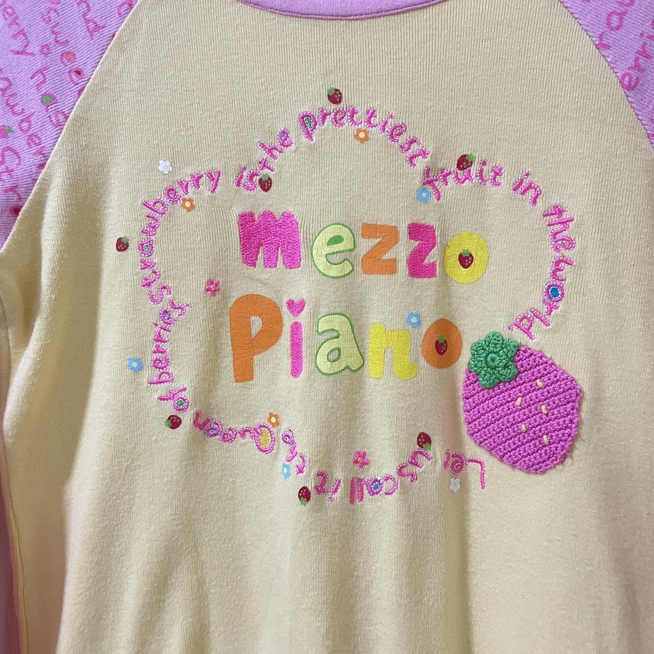 Mezzo piano long-sleeve shirt ☆japanese Size 130  | Depop