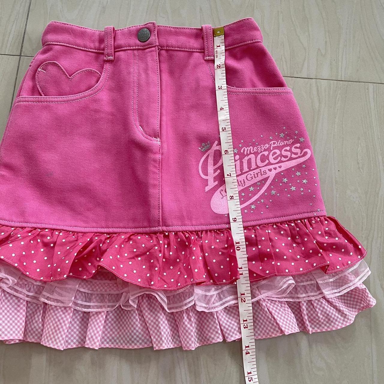 Mezzo piano pink layered skirt 🍰japanese Size 120  | Depop