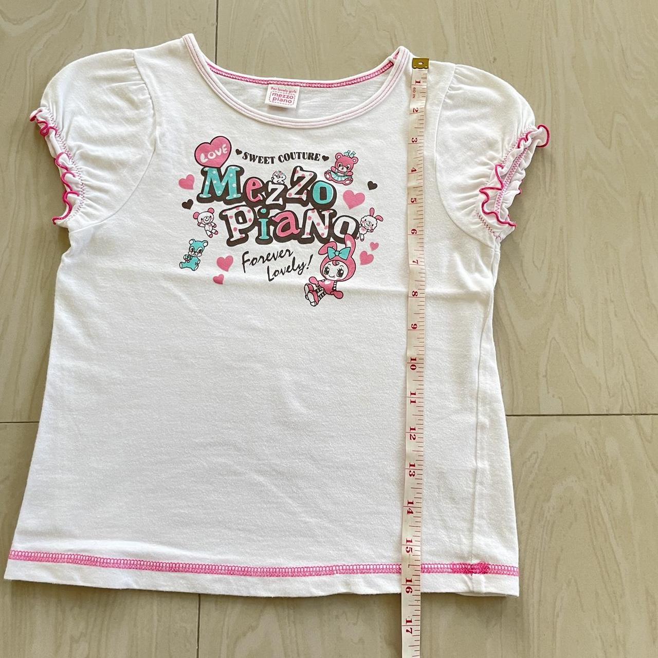 Mezzo piano t-shirt 🍰japanese Size 130 🐾 refer | Depop