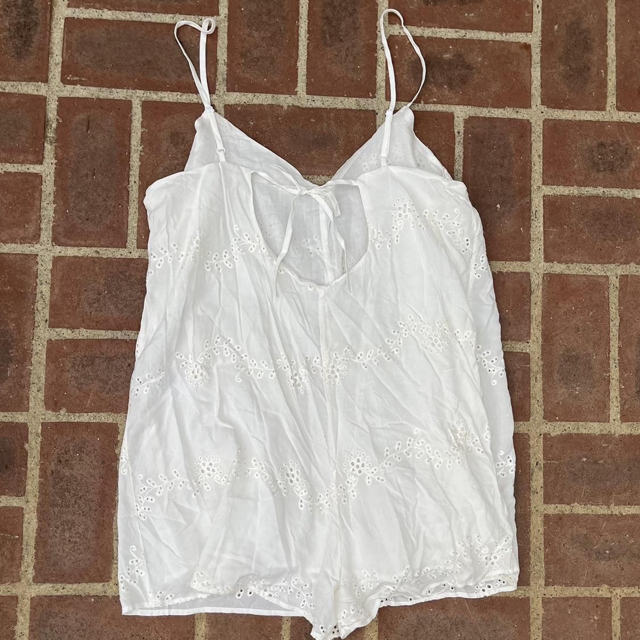 COTTON ON WHITE DRESS/ROMPER size L new with tags... Depop