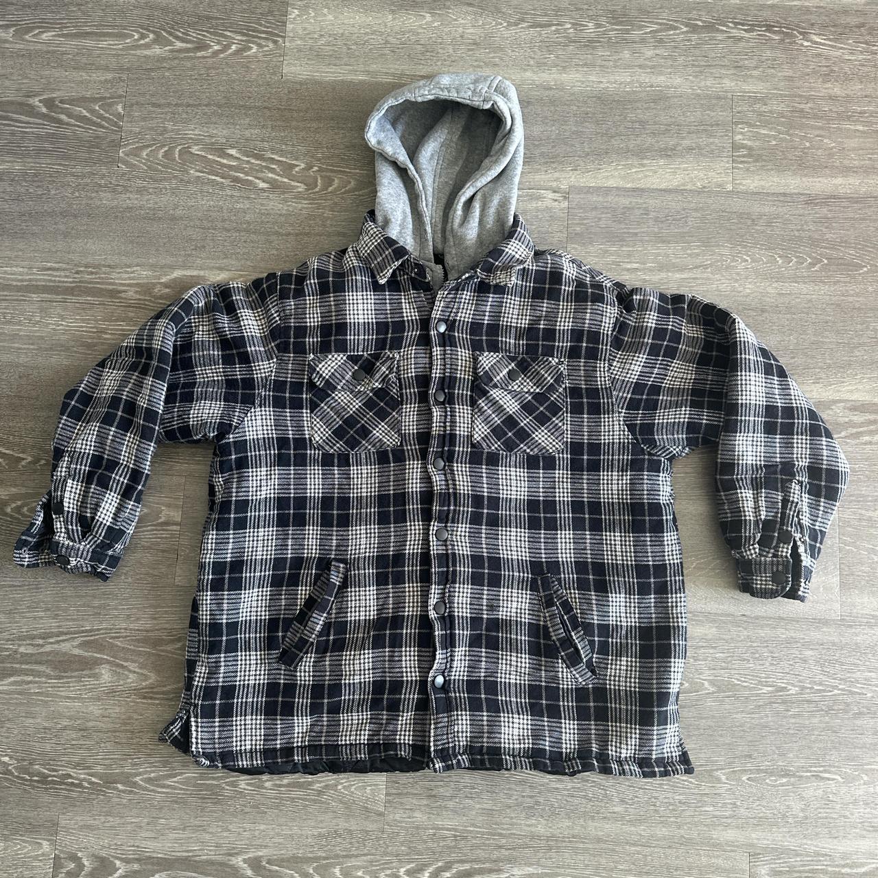 Basic Editions Men's Jacket - Grey/Multi - L – bl… - image 1