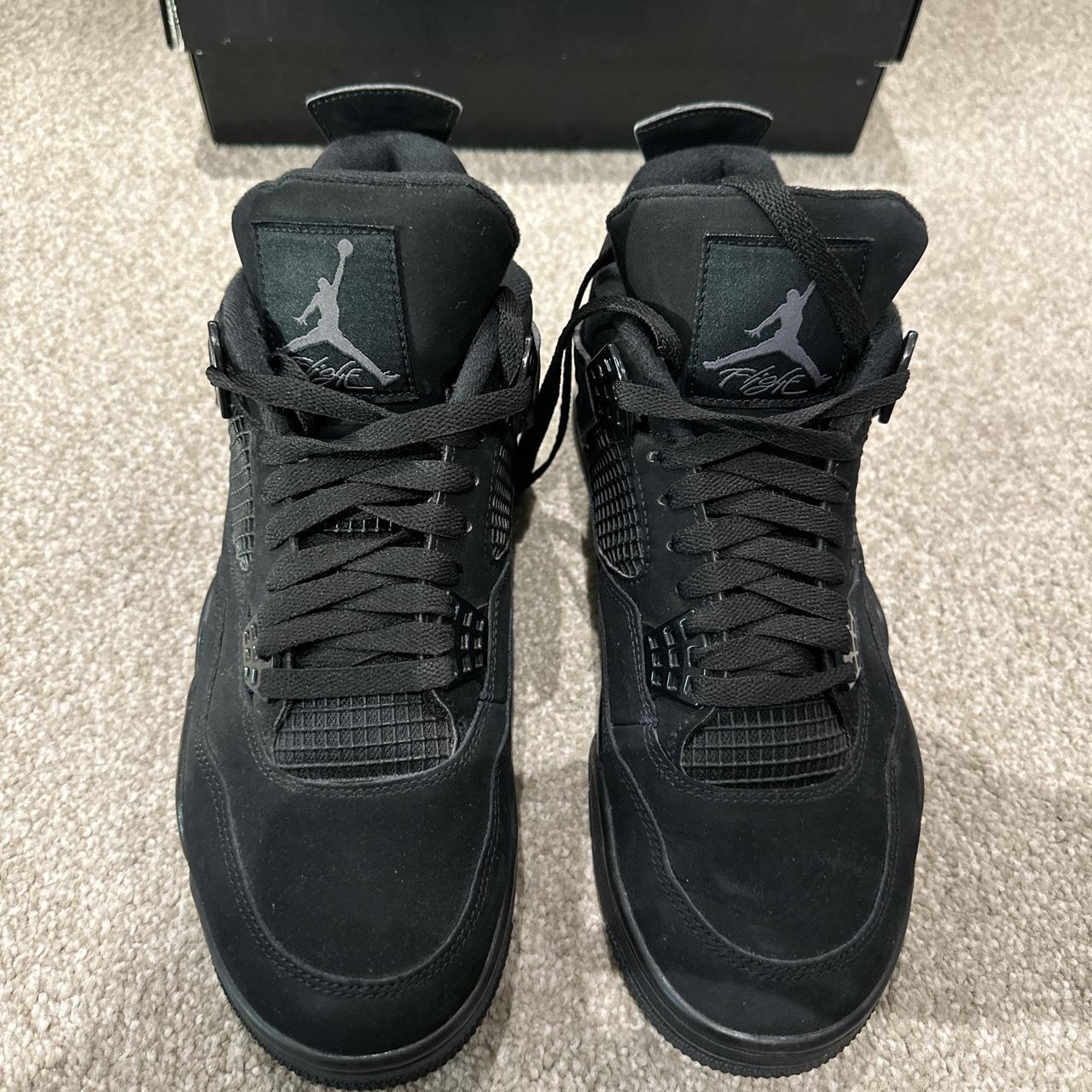 black denim jordan 4