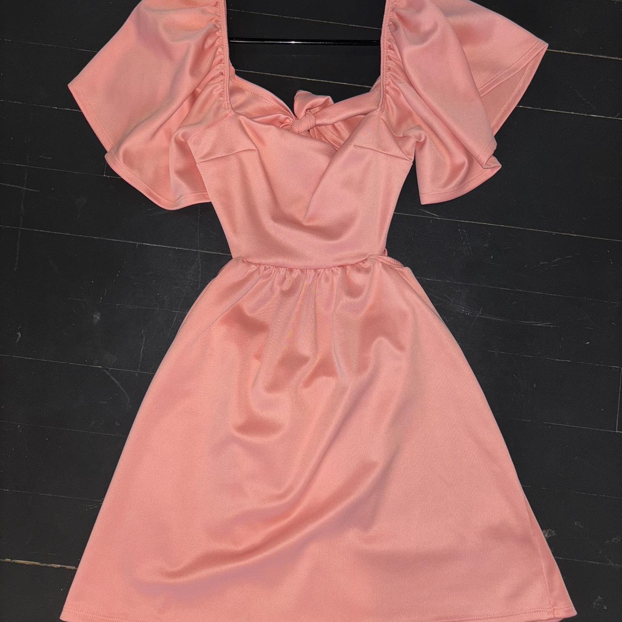 Altard State dress. Pink salmon colored dress with... - Depop