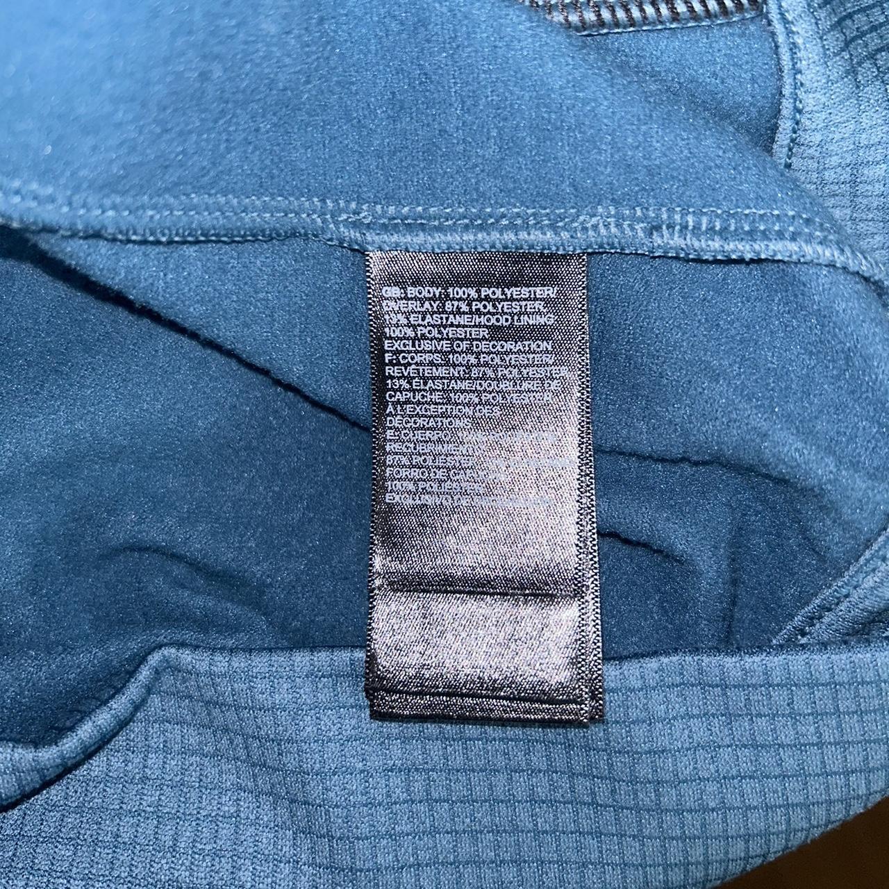 The North Face Zipper Small Blue/Black - Depop