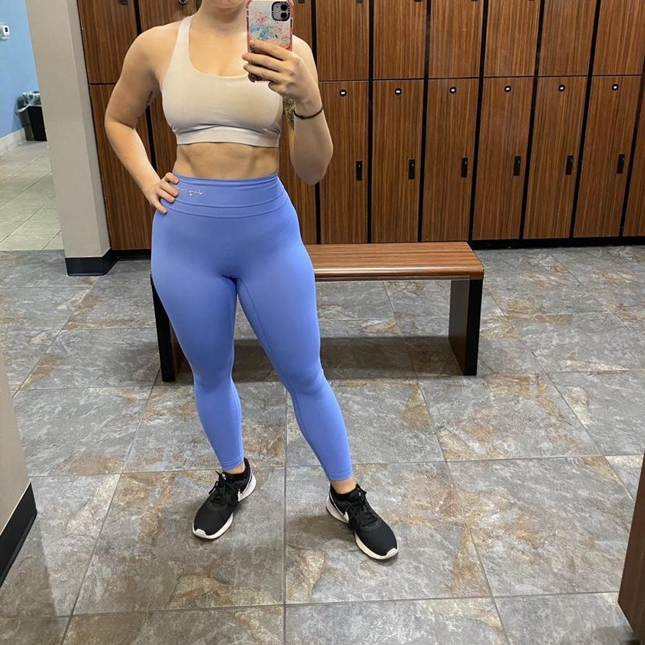 Whitney Simmons Gymshark Light Blue V2 - Depop