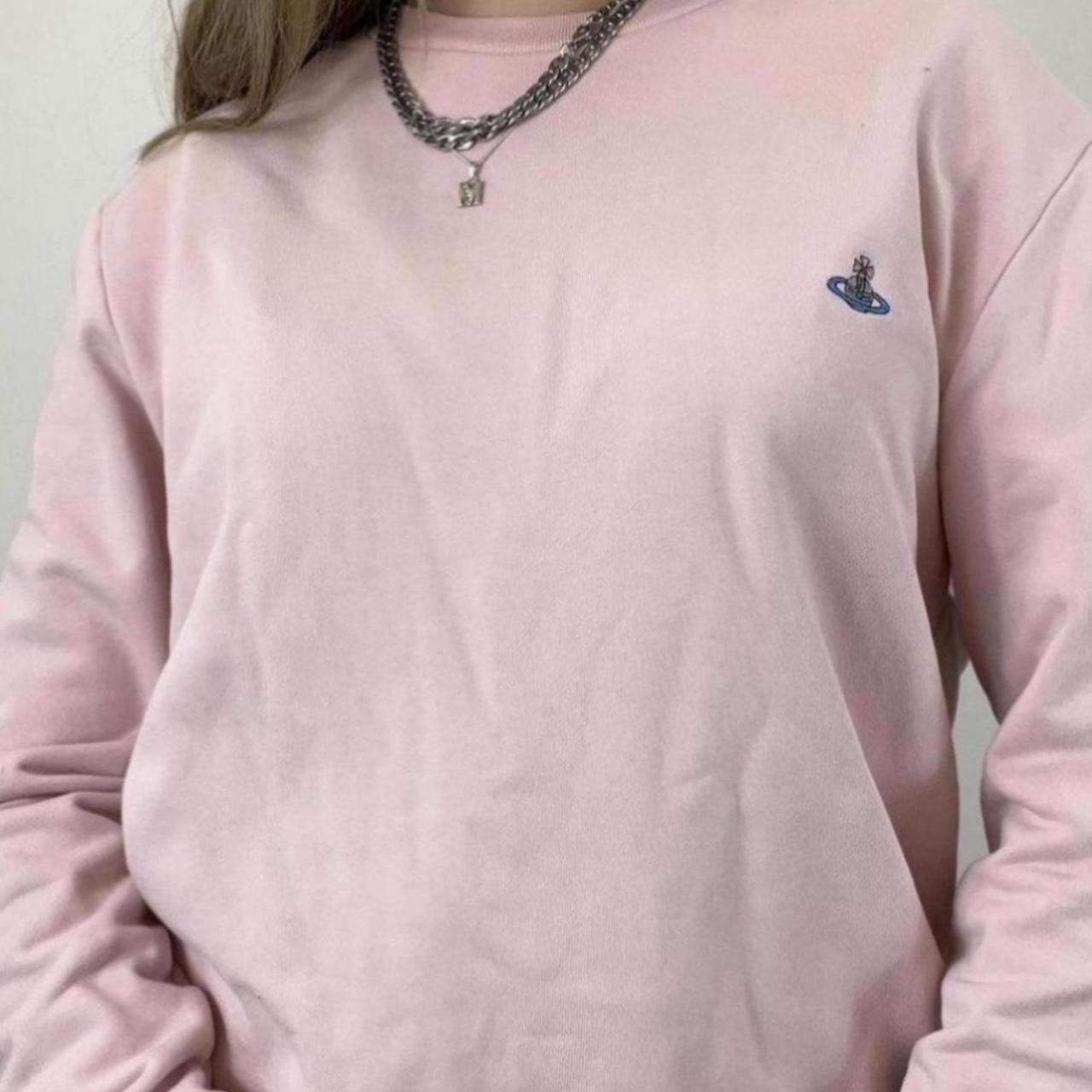 vivienne westwood pink sweatshirt super cute with