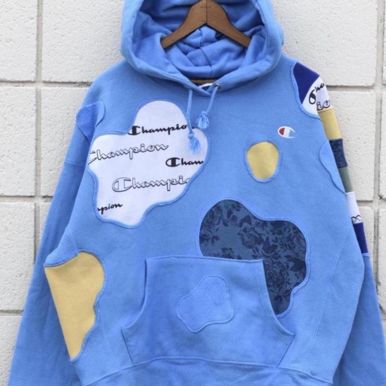 Champion deals patchwork hoodie