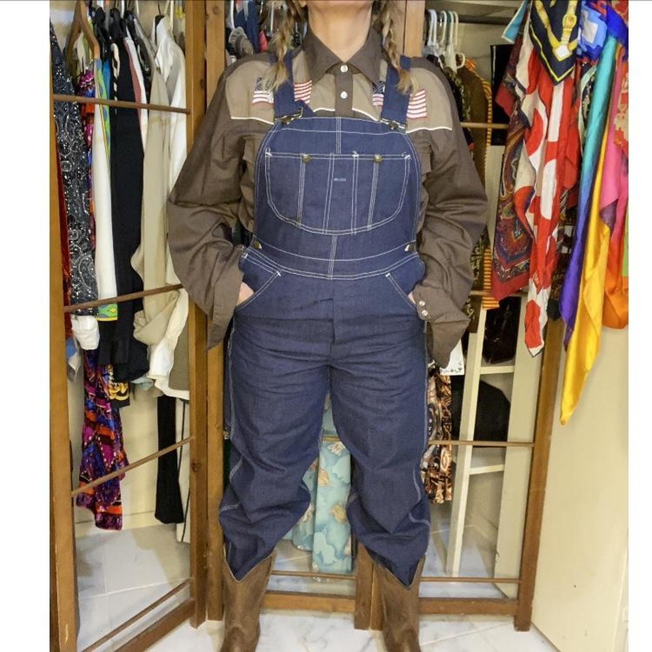 70's Vintage Sears Cargo Overalls In Excellent - Depop