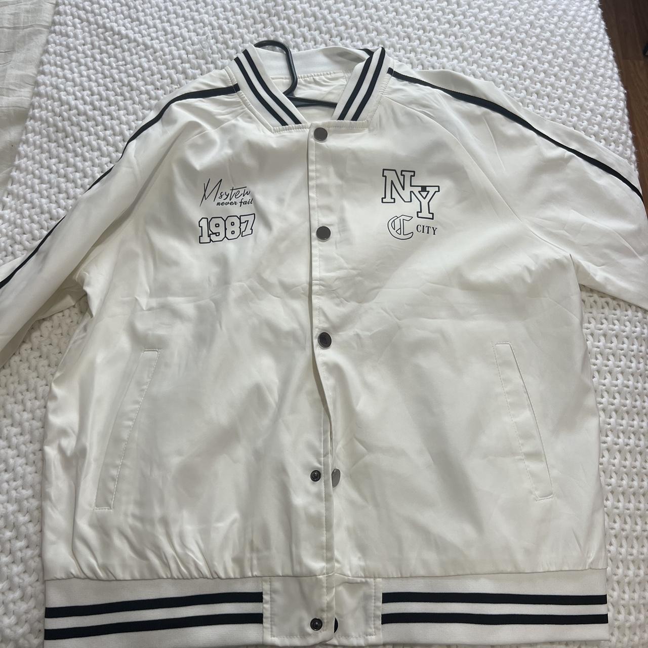 White New York Jacket - Depop