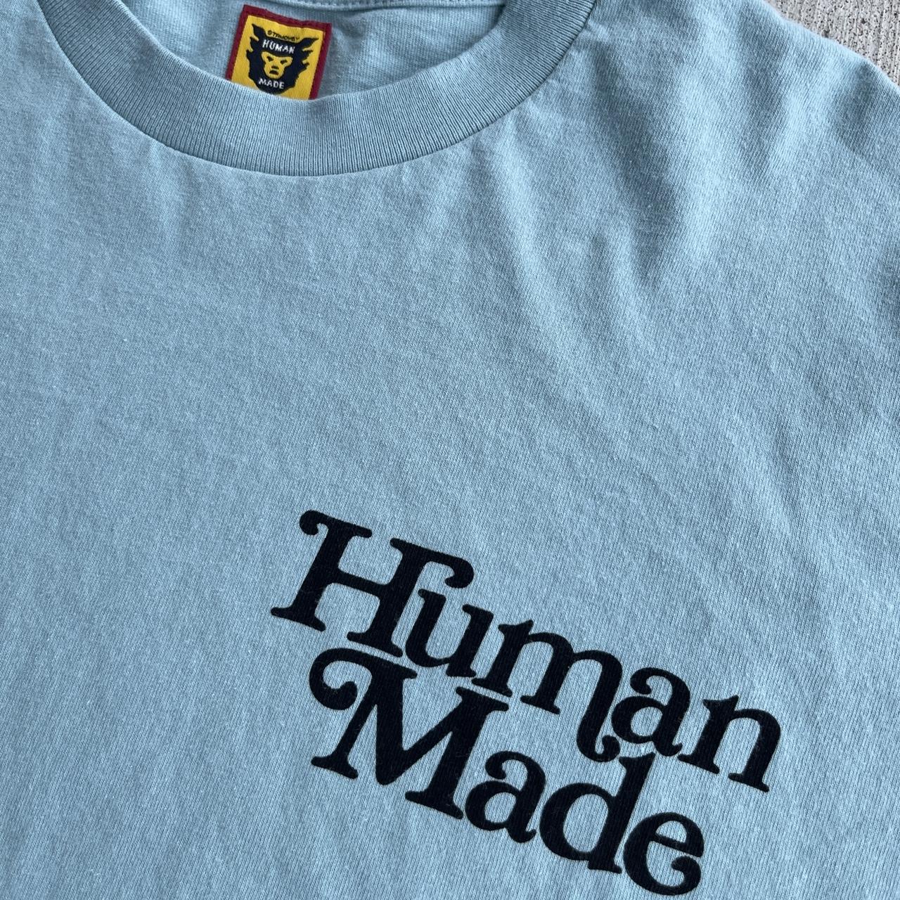 Human Made x Girls Don't Cry Logo Tee Blue Size - Depop