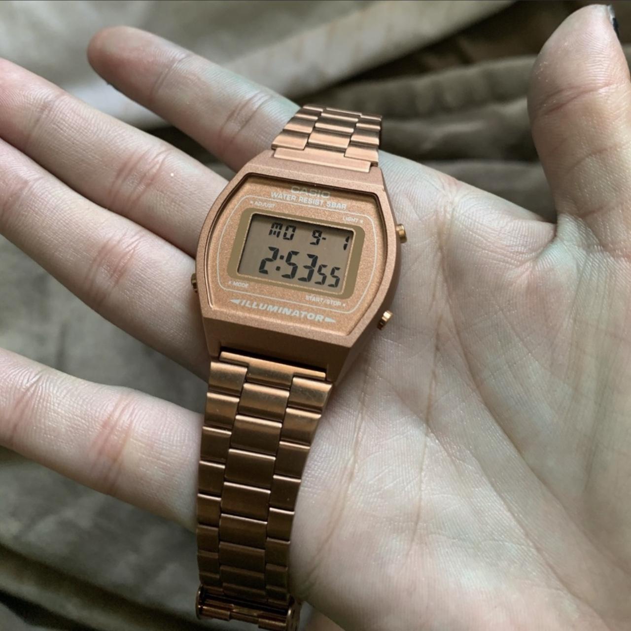 Casio Women's Pink Watch Depop