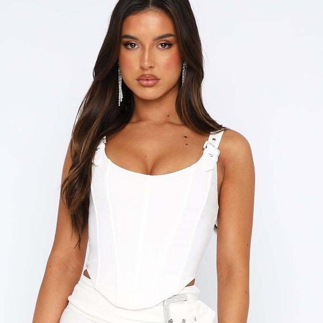 White fox Boutique high quality corset set