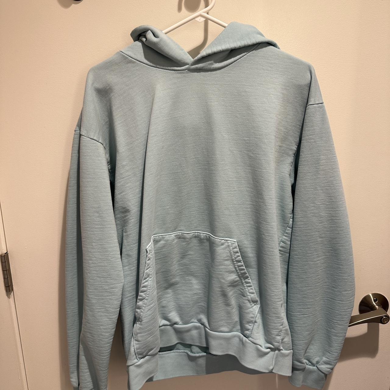 Men's Blue Hoodie | Depop