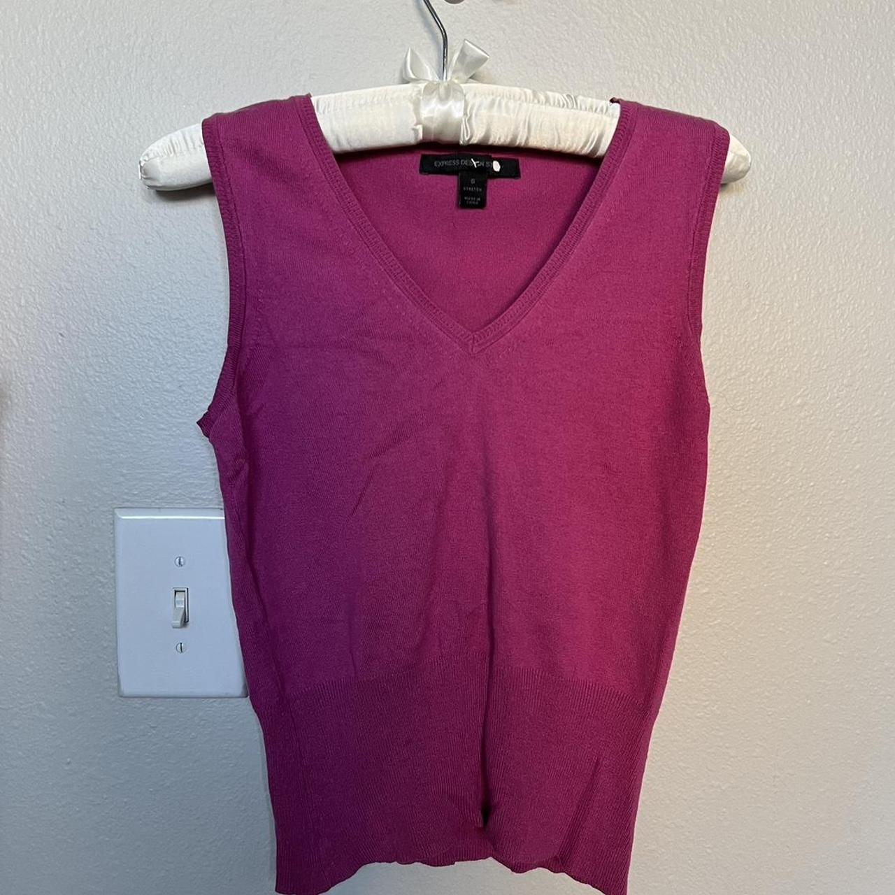 Express Women's Pink Jumper Depop