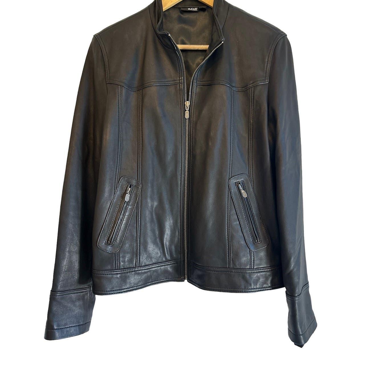 Ana a new outlet approach leather jacket