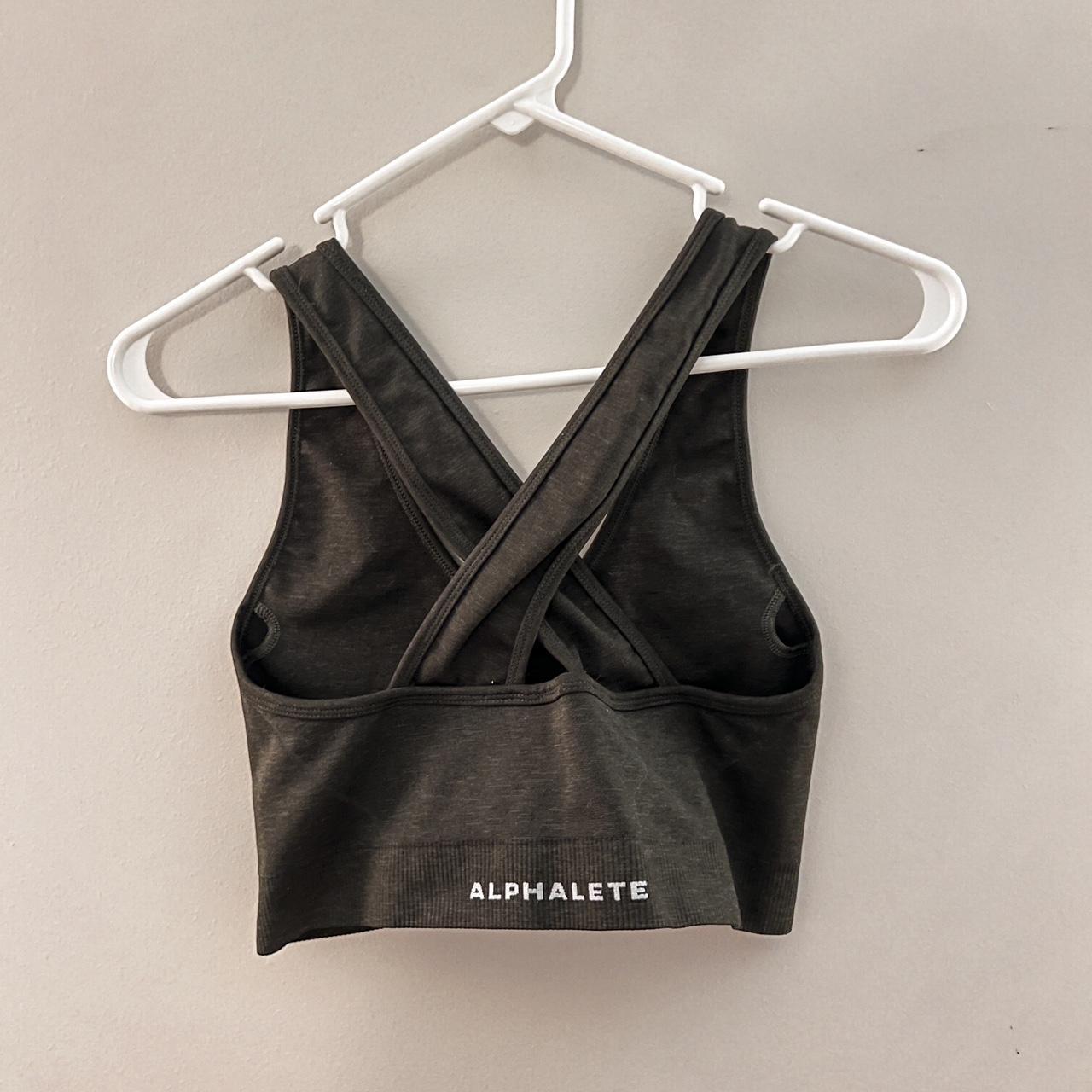 X BY GOTTEX Active Racerback Cutout Sports Bra - Depop