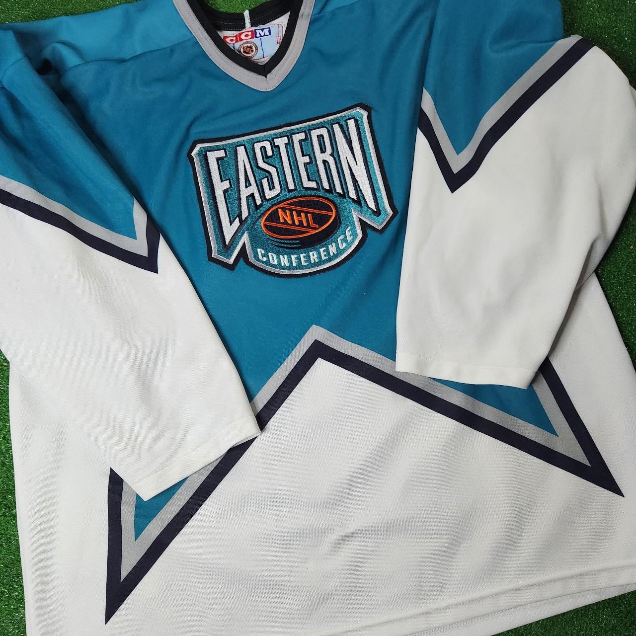 Vintage CCM 90s NHL Eastern Conference All Star Star - Depop