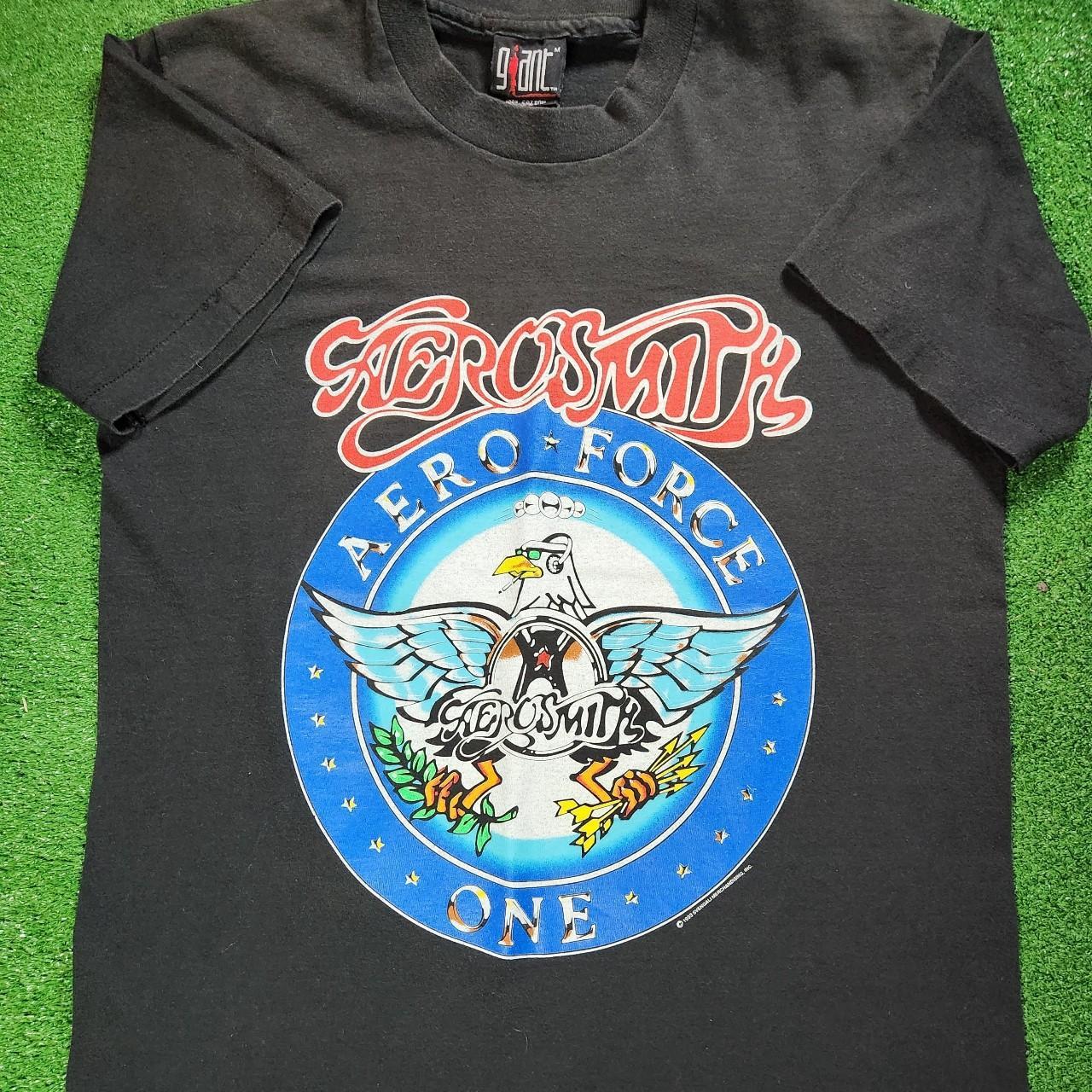 Vintage 1993 Aerosmith Aero-Force One Tour... - Depop