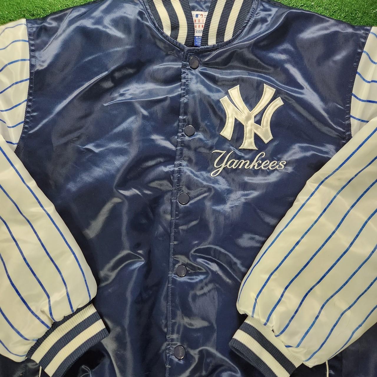 Vintage Nike New York Yankees jacket in navy. Y2K - Depop