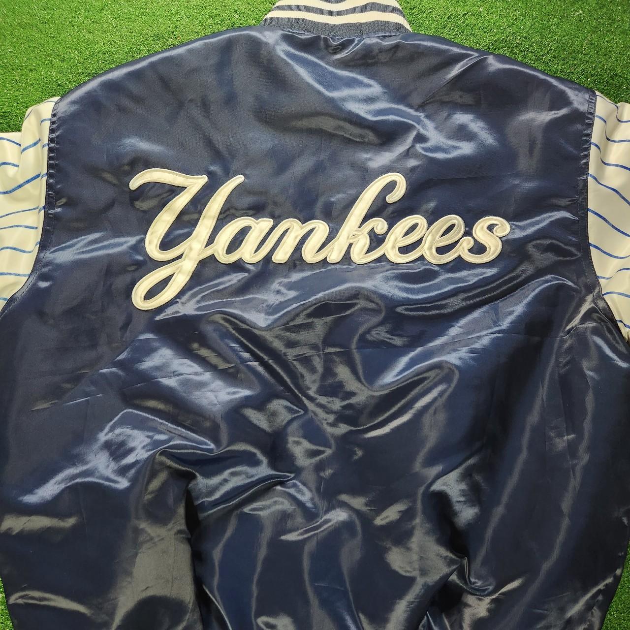 Vintage Nike New York Yankees jacket in navy. Y2K - Depop