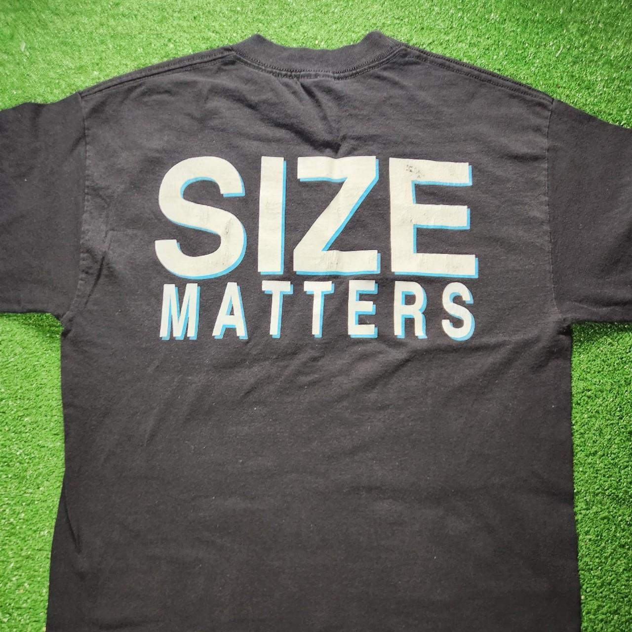 Vintage “Size Matters” Fishing T-Shirt Size: Tagged - Depop