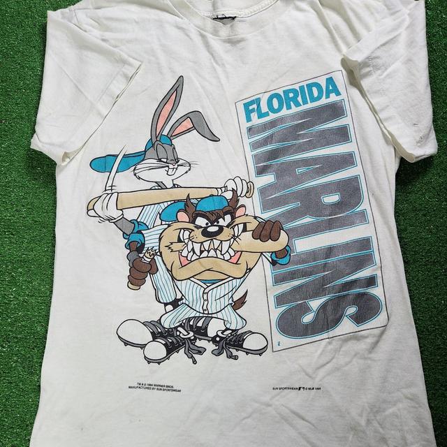 1994 Florida Marlins Taz Tee Free Shipping - The Vintage Twin