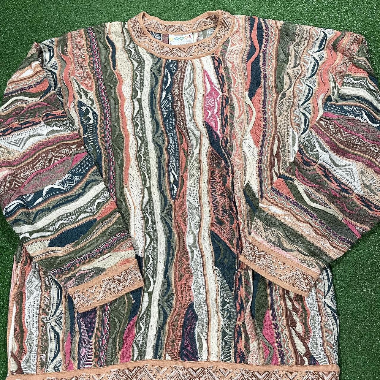 Authentic COOGI 3D Knit Sweater Size: Large (see... | Depop 