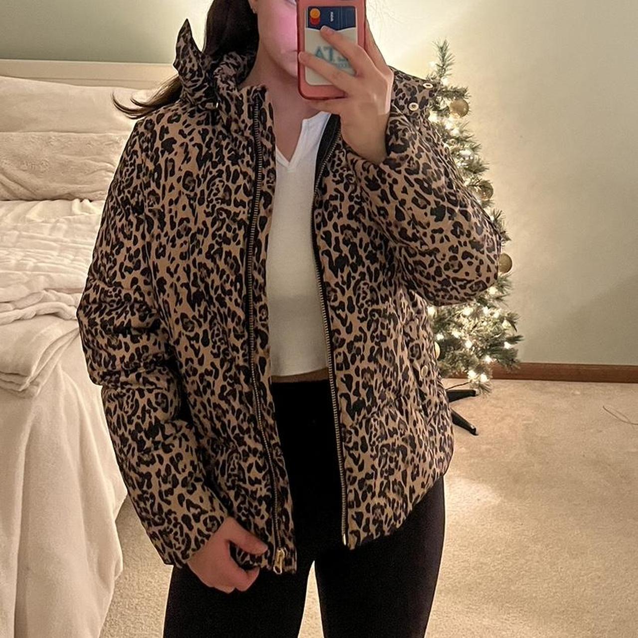 Cheetah print hotsell puffer jacket