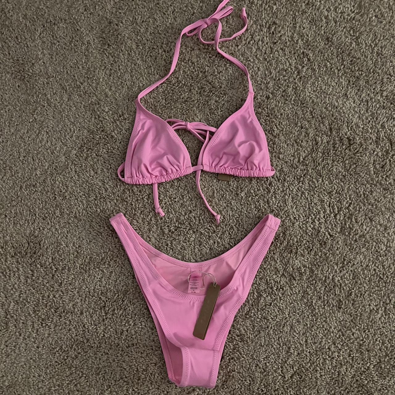 Womens Pink Bikinis And Tankini Sets Depop 2135