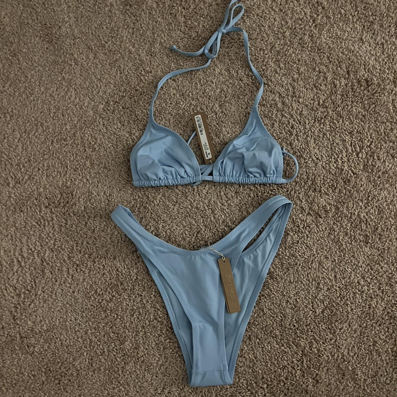 Women's Blue Bikinis-and-tankini-sets | Depop