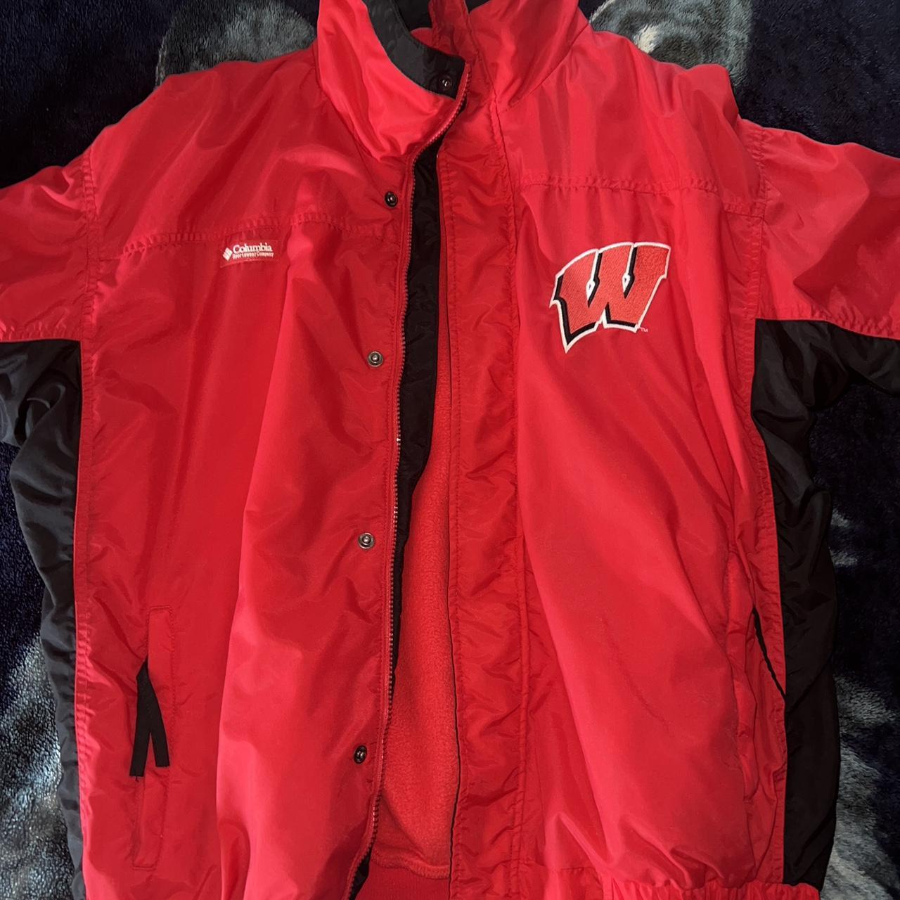 Columbia wisconsin badgers jacket best sale