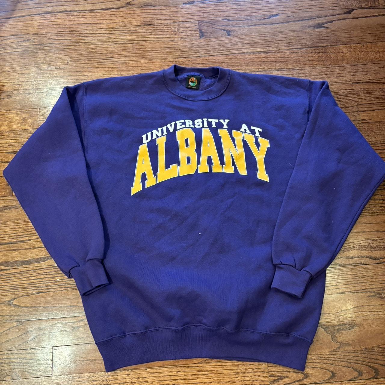 Vintage 90s university at Albany sweatshirt Tagged... - Depop