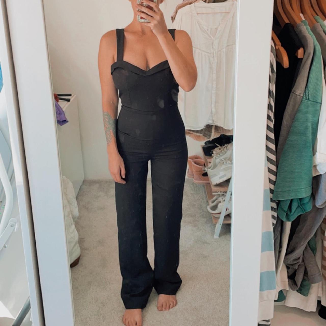 KOOKAÏ Women's Black Jumpsuit Depop