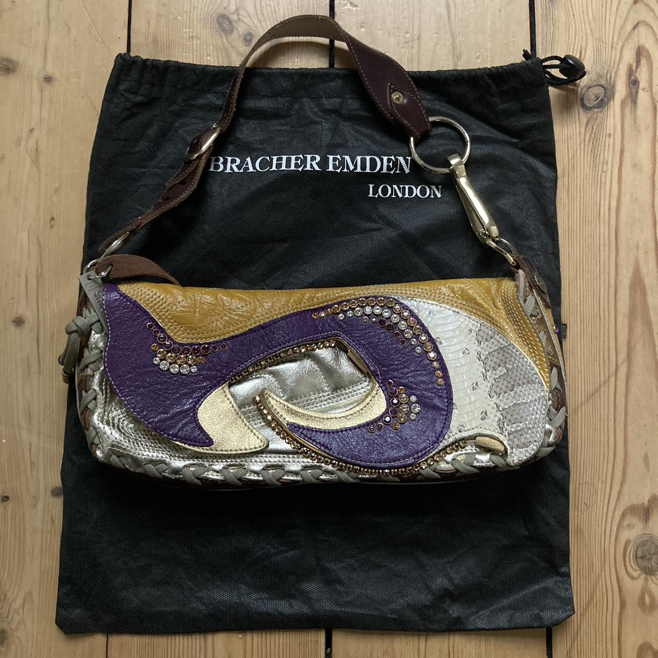 美品　BRACHER EMDEN ショルダーバッグ　パーティーバッグ BRACHER EMDEN LONDONのバック 結婚式 クラッチバッグ以外 メンズ