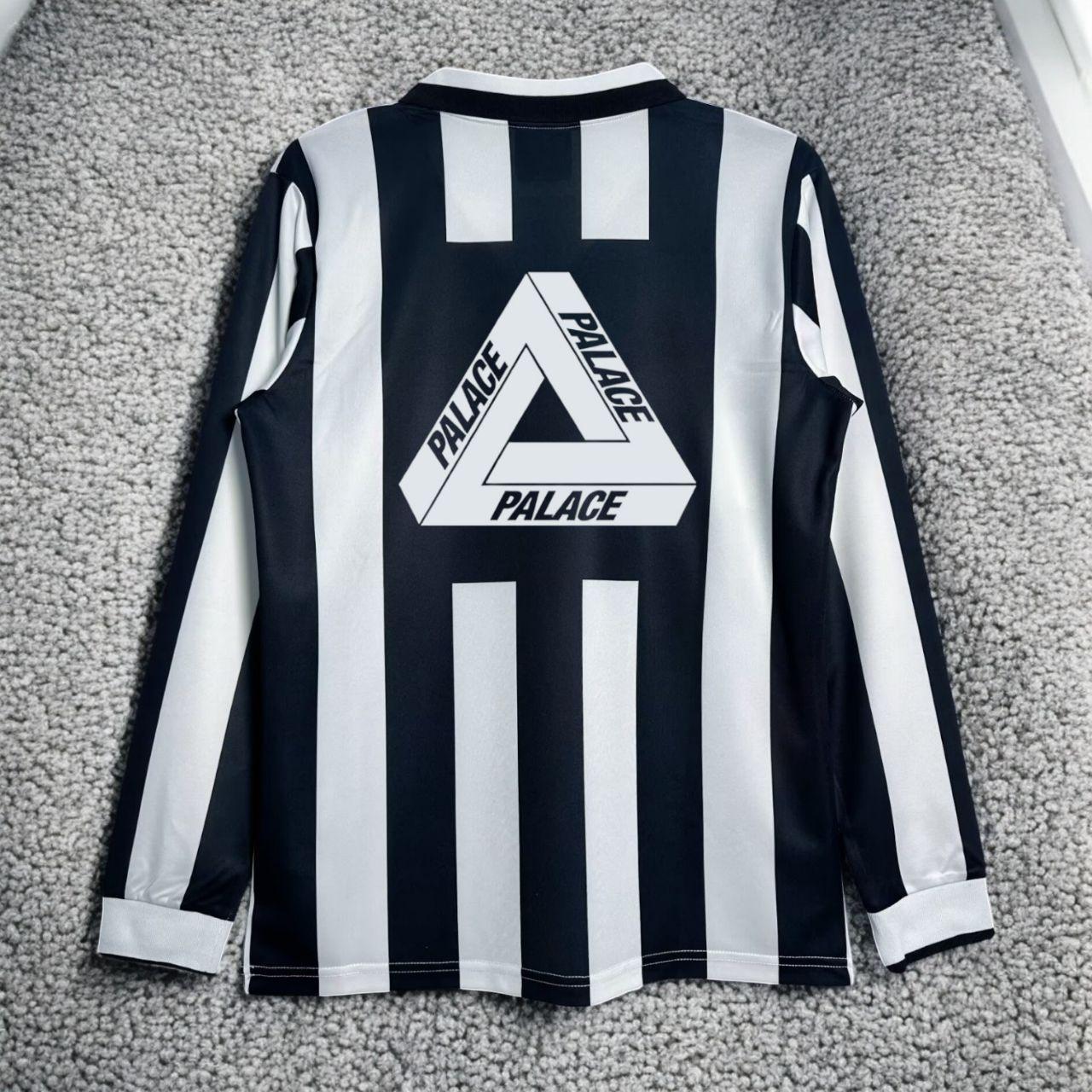 Palace persailles football top jersey Size | Depop
