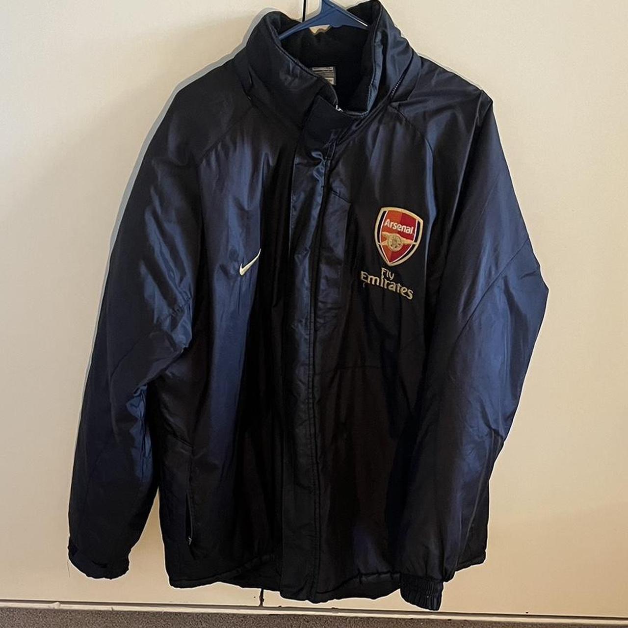 Vintage Arsenal Fleece lined material,