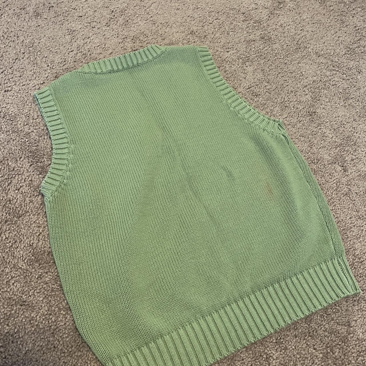 Brandy Melville Women's Green Jumper Depop