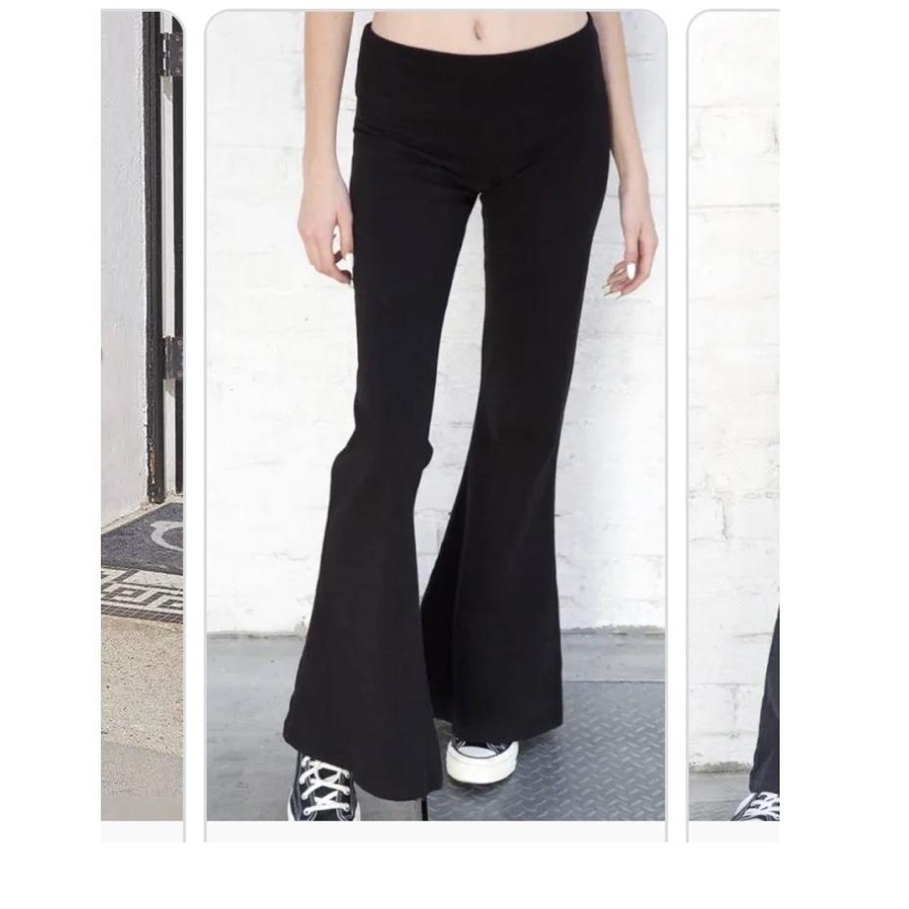 BLACK BRANDY MELVILLE YOGA PANTS Preloved One - Depop